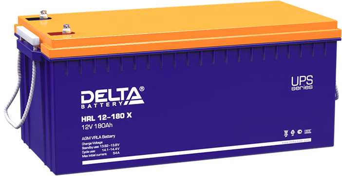 Delta HRL 12-180 X Аккумуляторы фото, изображение