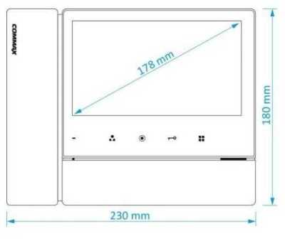 Commax CDV-70N2 белый Цветные видеодомофоны фото, изображение
