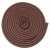 Уплотнитель резиновый, 24 м, профиль "D", коричневый Сибртех Уплотнители фото, изображение