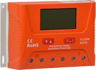 Контроллер заряда SMARTWATT PWM 2430 Солнечная энергия фото, изображение